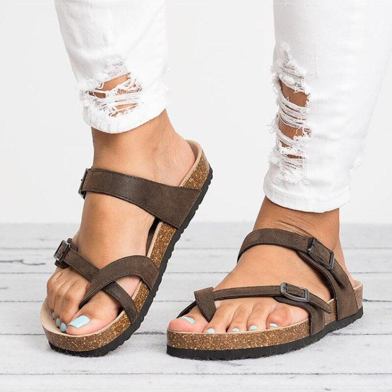Lucienne Adjustable Strap Orthopedic Sandals