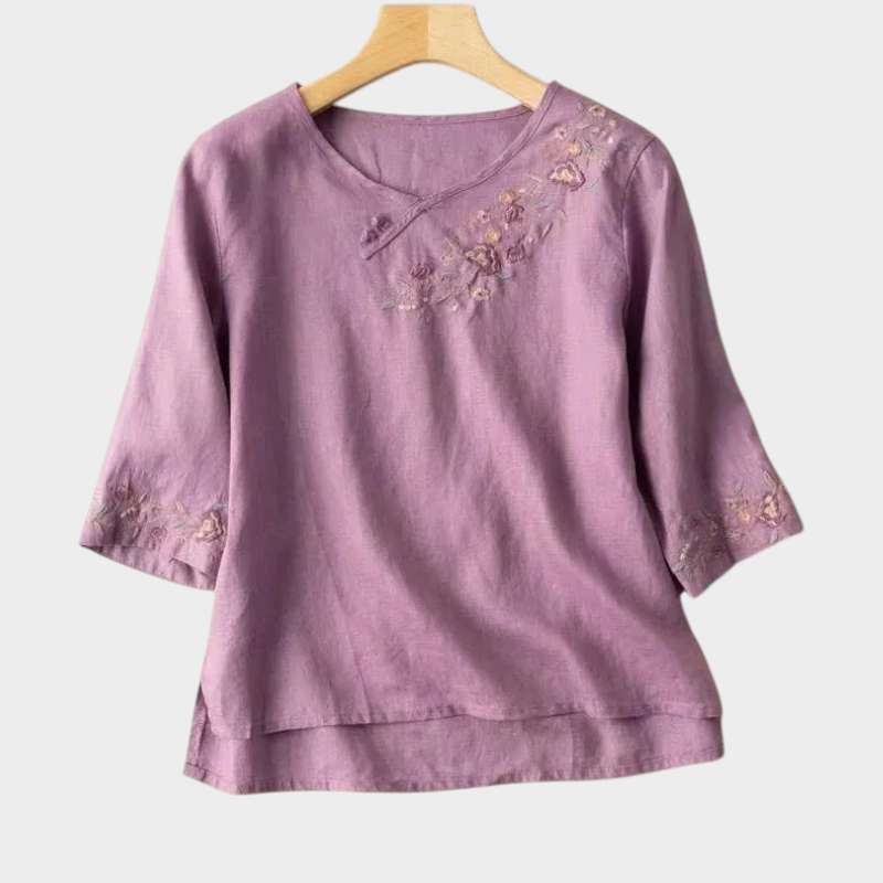 Anika Floral Embroidered Blouse