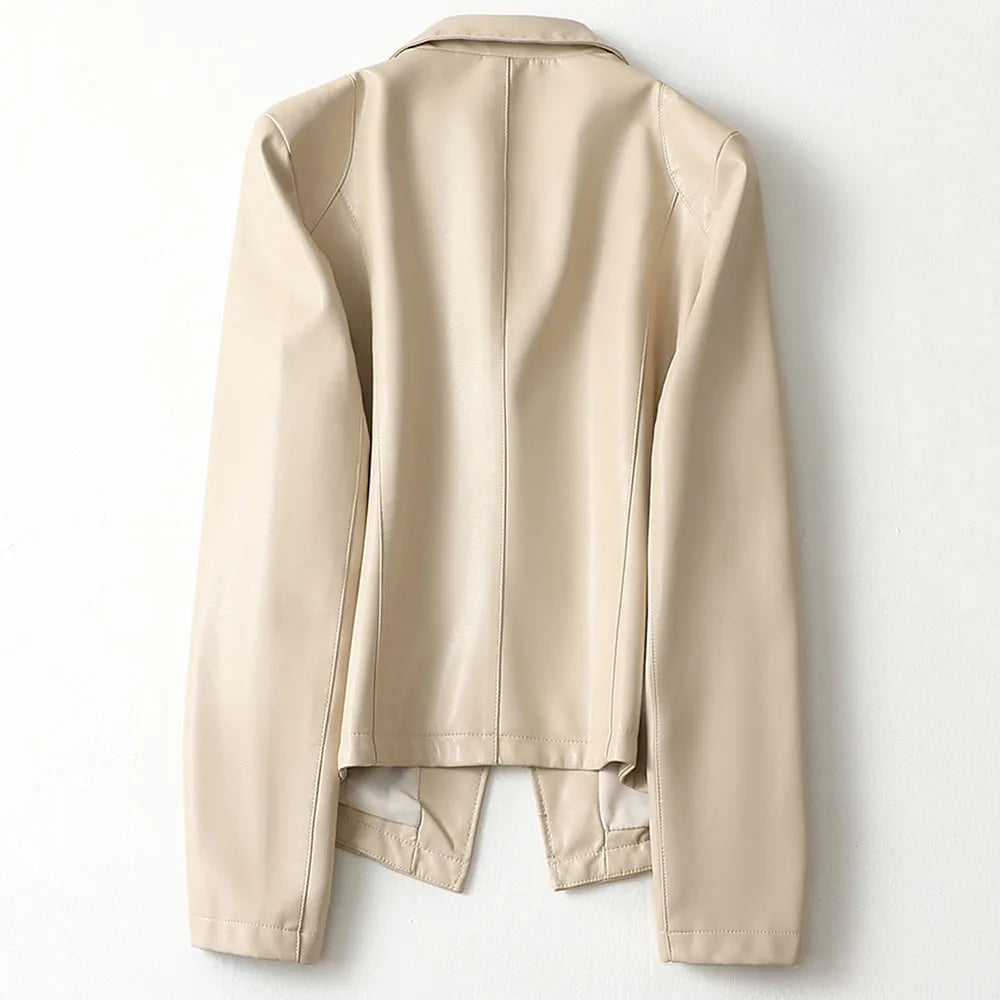 Vera Lambskin Leather Blazer - Jack Hafford