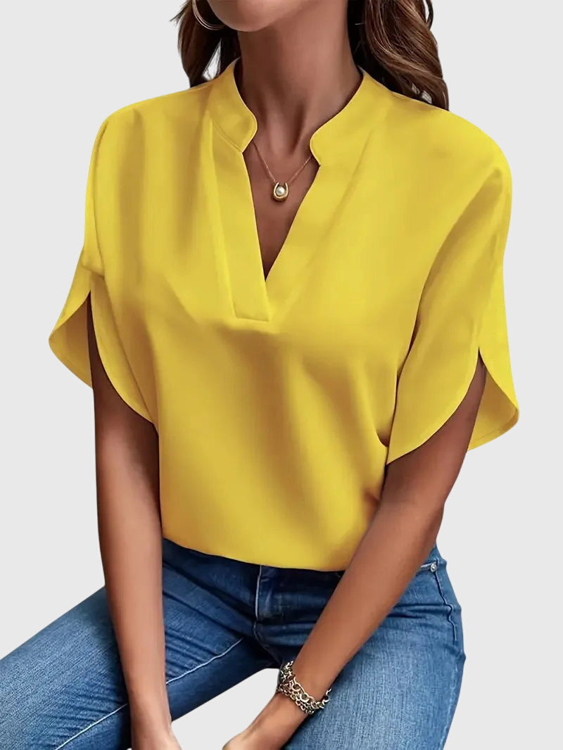 Amara Soft V-Neck Blouse