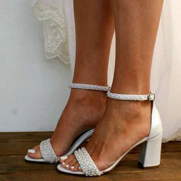 Lisette Wedding Ankle Strap Sandals