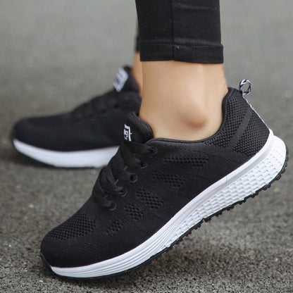 Elara Lace-Up Walking Sneakers