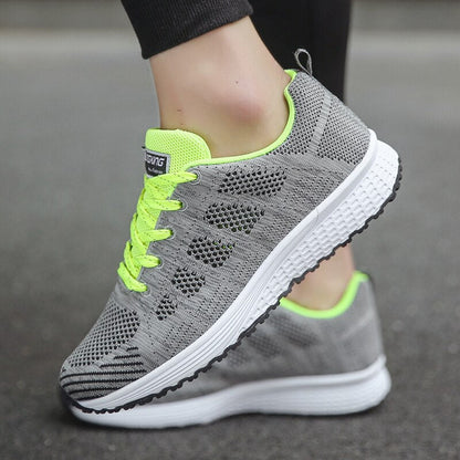 Elara Lace-Up Walking Sneakers