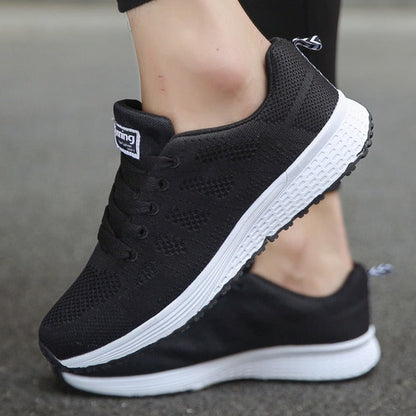 Elara Lace-Up Walking Sneakers
