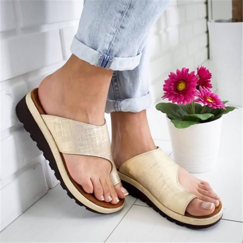Solène Wide Strap Orthopedic Sandals