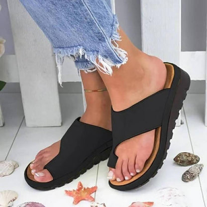 Solène Wide Strap Orthopedic Sandals