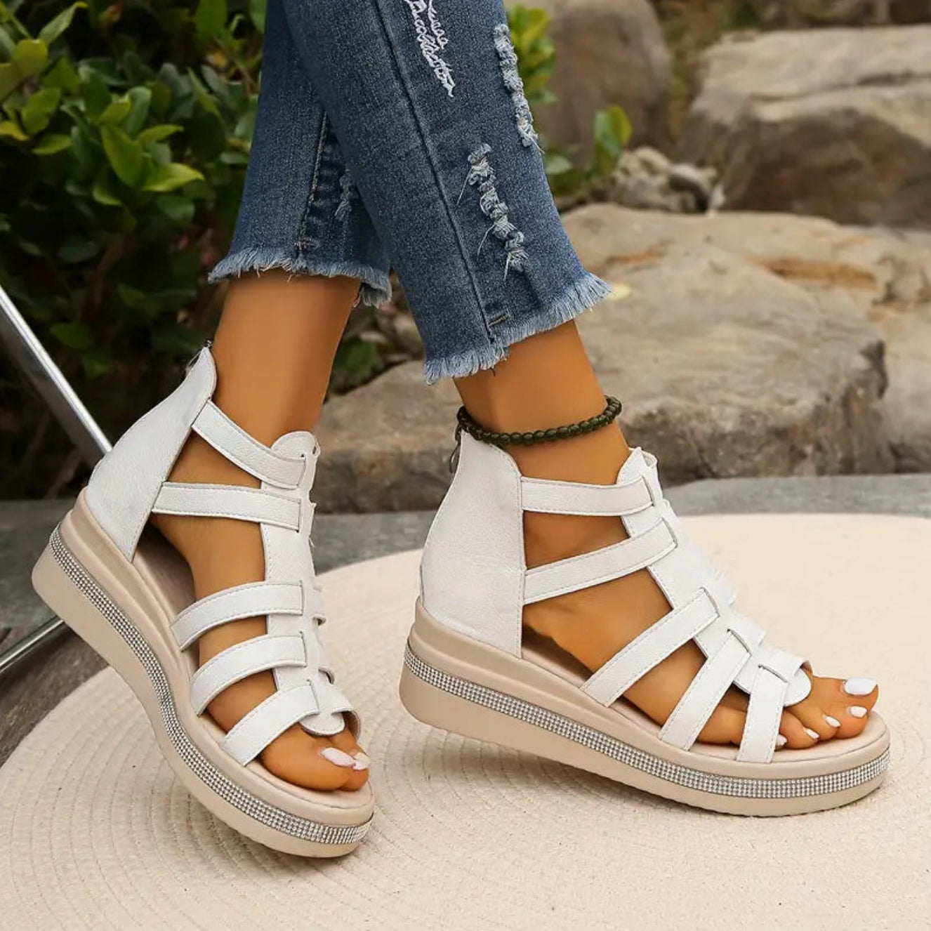 Camille Comfortable Wedge Sandals