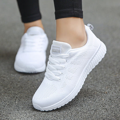 Elara Lace-Up Walking Sneakers