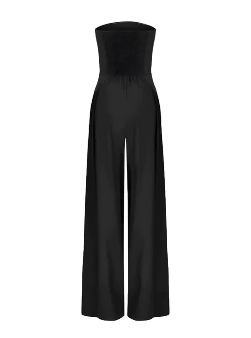 Isla Strapless Wide-Leg Jumpsuit