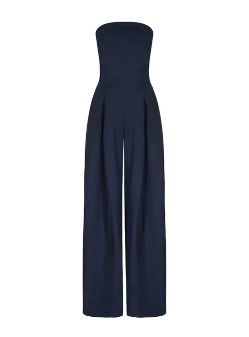 Isla Strapless Wide-Leg Jumpsuit