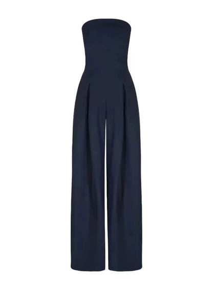 Isla Strapless Wide-Leg Jumpsuit