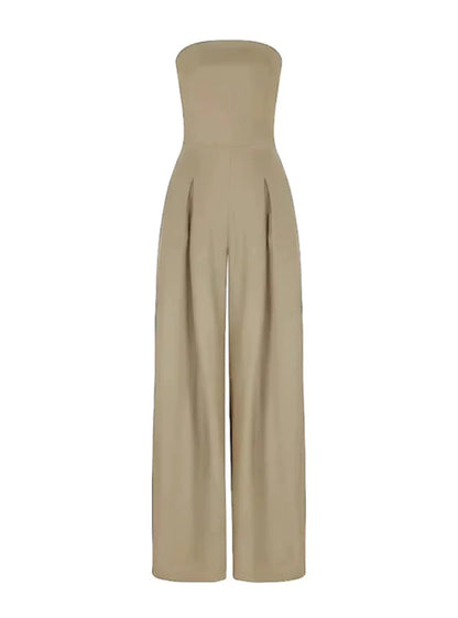 Isla Strapless Wide-Leg Jumpsuit