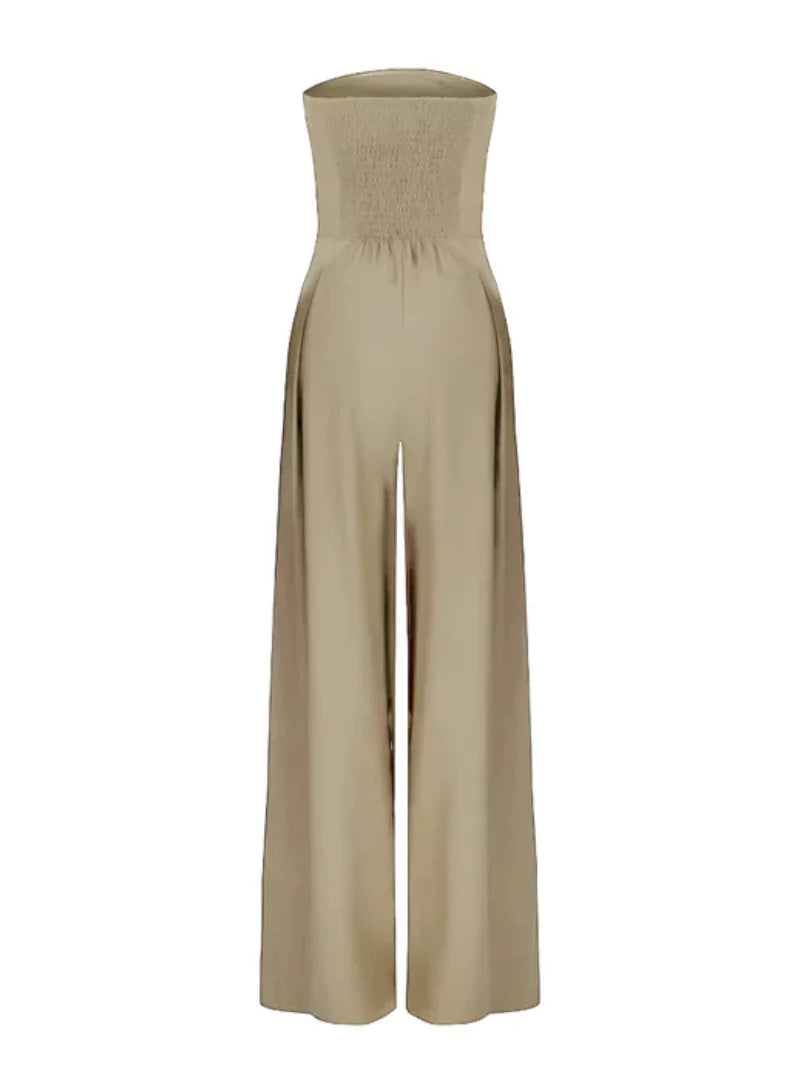 Isla Strapless Wide-Leg Jumpsuit