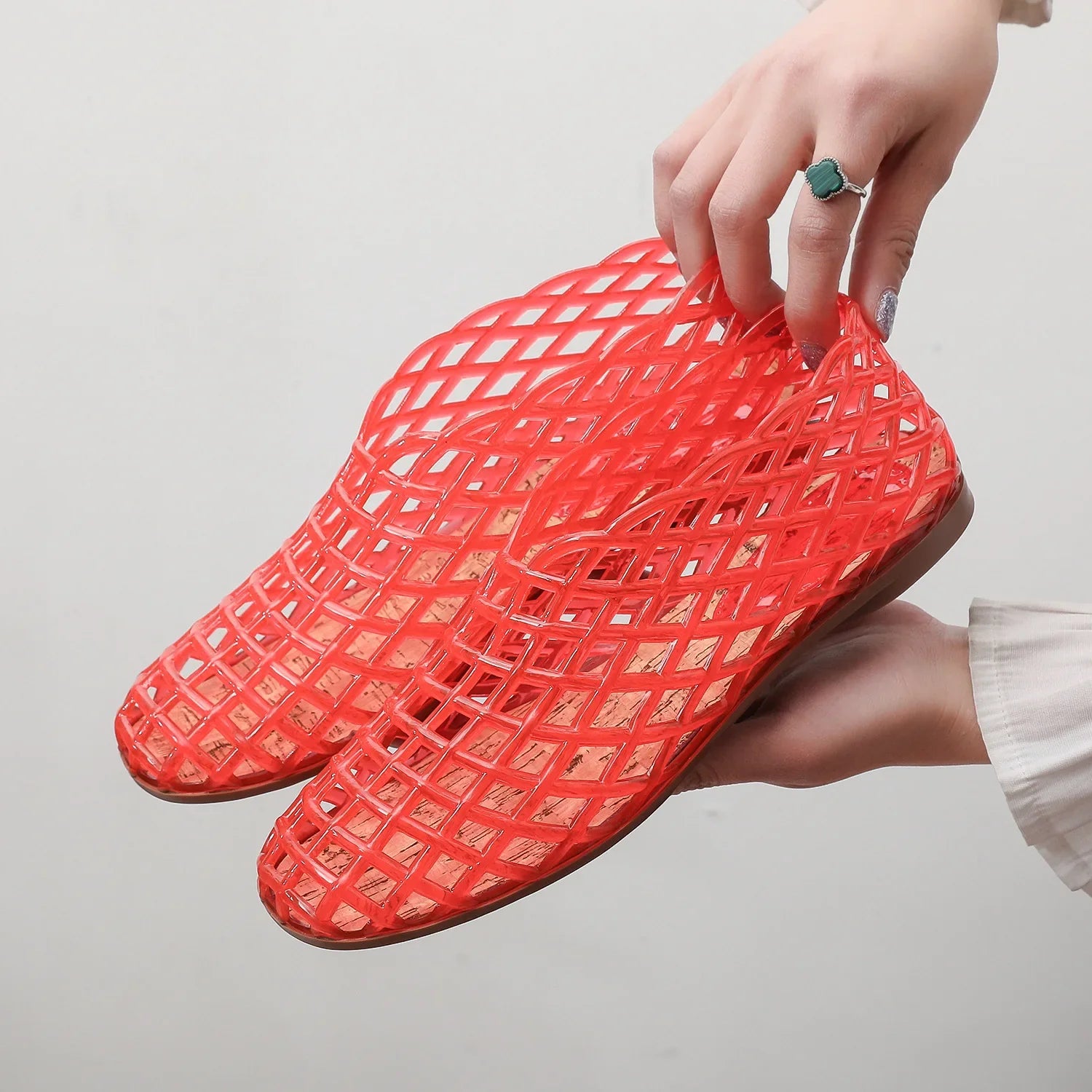 Maya | Women's Summer Cut-out Flat Jelly Sandals