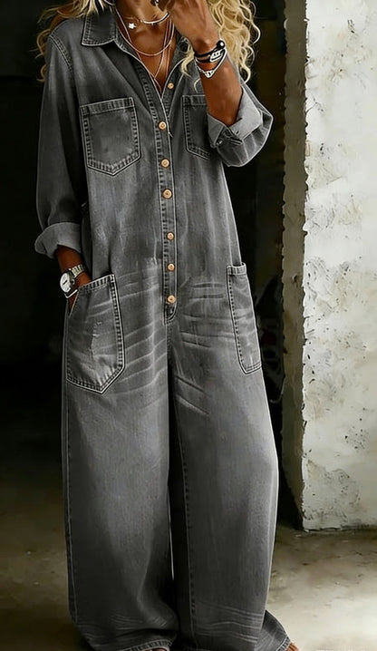 Valencia Casual Cotton Jumpsuit