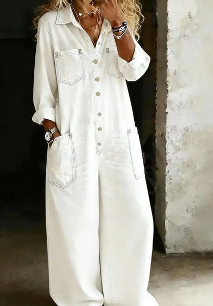 Valencia Casual Cotton Jumpsuit