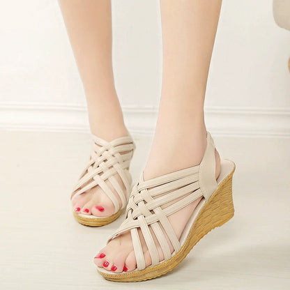 Bianca Platform Wedge Sandals