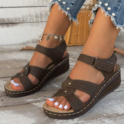 Odessa Platform Wedge Sandals
