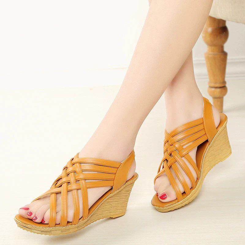 Bianca Platform Wedge Sandals