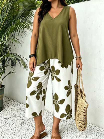 Livia Floral Print Matching Set