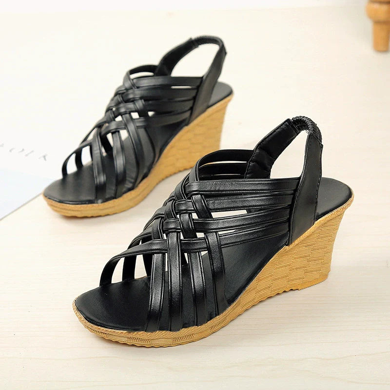 Bianca Platform Wedge Sandals