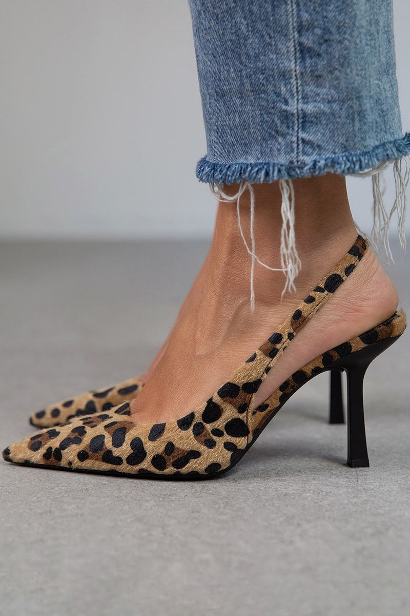 Penelope | Women's Leopard Print Pointed Heels Pumps