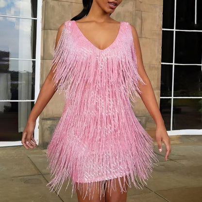 Vivienne V-Neck Cocktail Dress