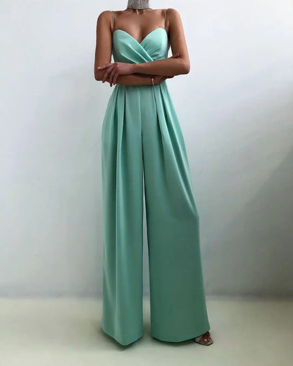 Paloma Sleeveless Wide-Leg Jumpsuit