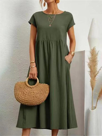 Nora Relaxed Pocket Maxi Dress