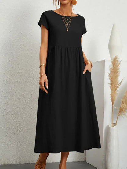 Nora Relaxed Pocket Maxi Dress