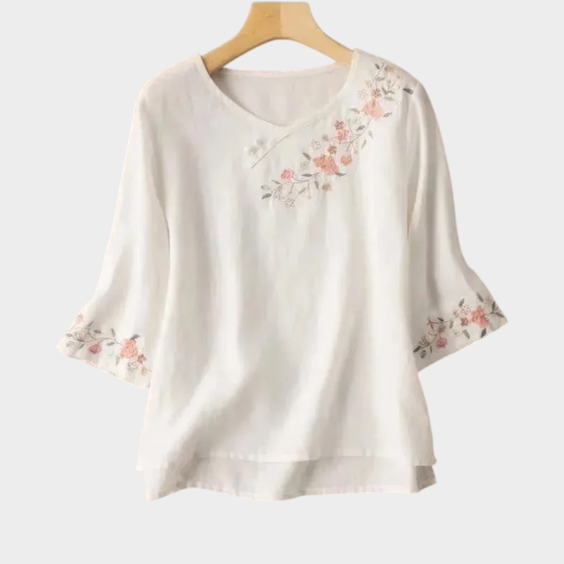 Anika Floral Embroidered Blouse