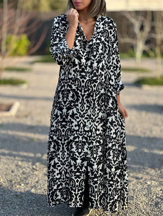 Dahlia Boho Relaxed Maxi Dress