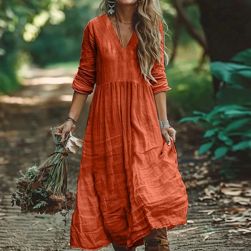 Marcella Long Sleeve Maxi Dress