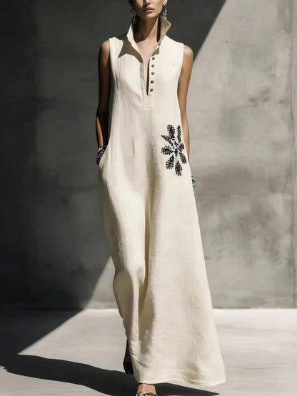 Estelle Embroidered Maxi Dress