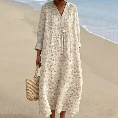 Sienna Boho Print Maxi Dress