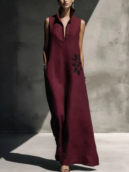 Estelle Embroidered Maxi Dress