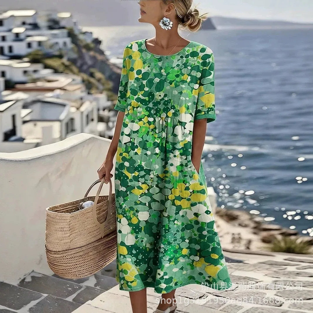 Valentina Boho Floral Maxi Dress