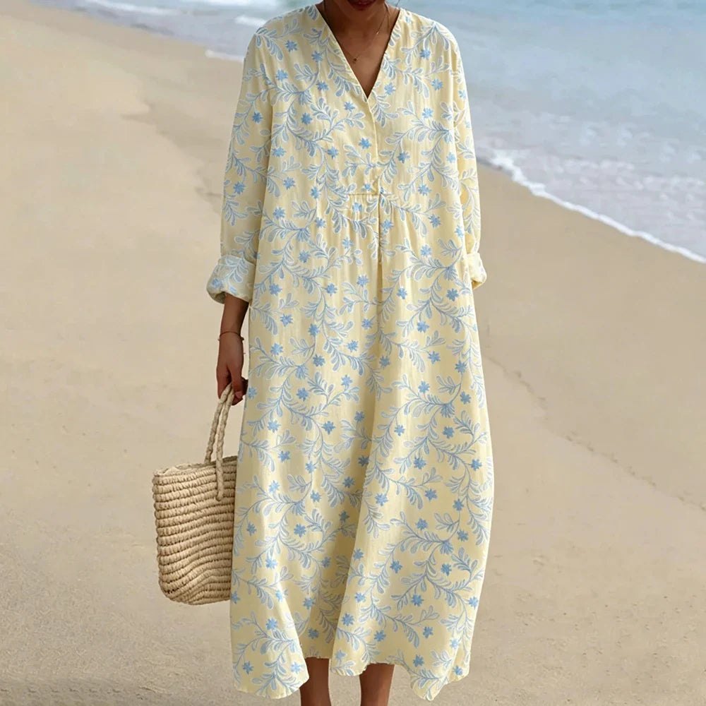 Sienna Boho Print Maxi Dress