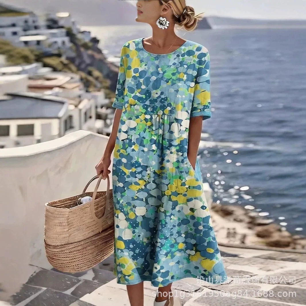 Valentina Boho Floral Maxi Dress