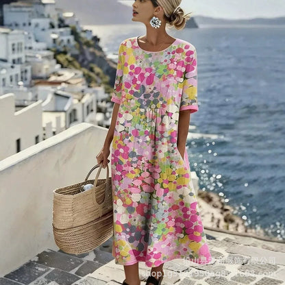 Valentina Boho Floral Maxi Dress