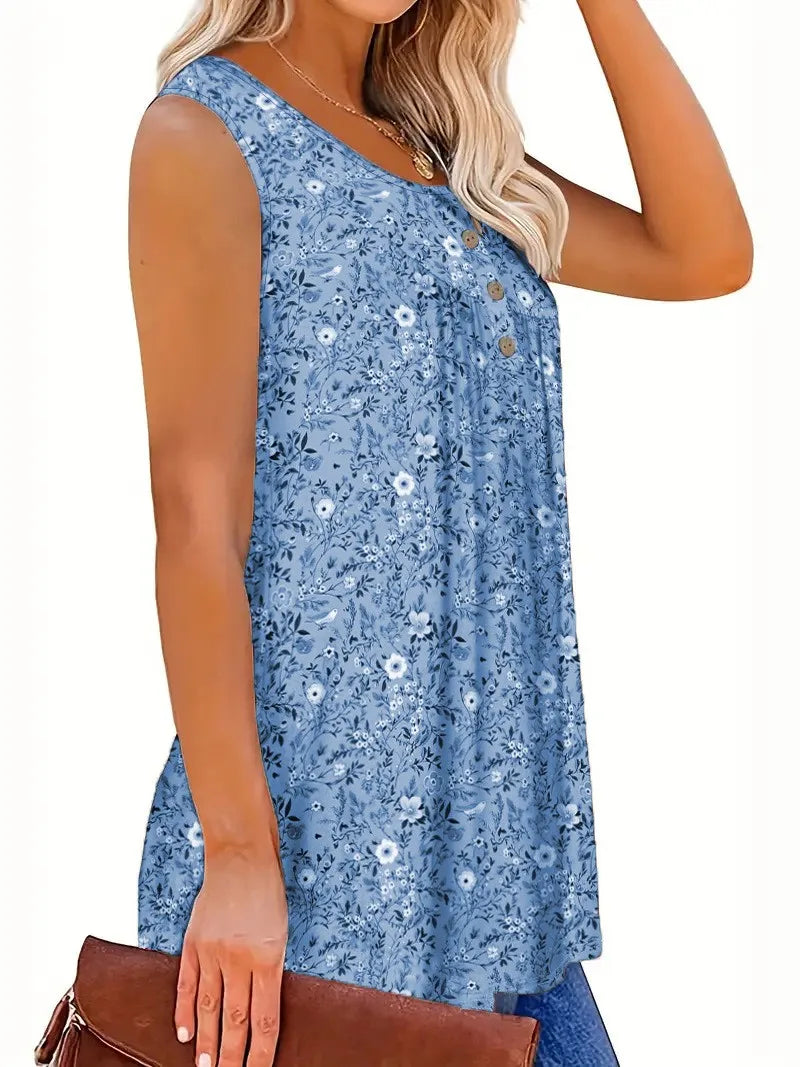 Camille Floral Casual Blouse