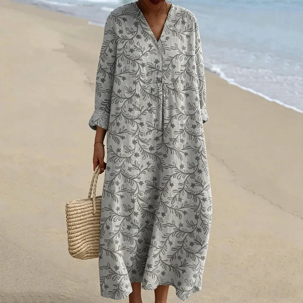 Sienna Boho Print Maxi Dress