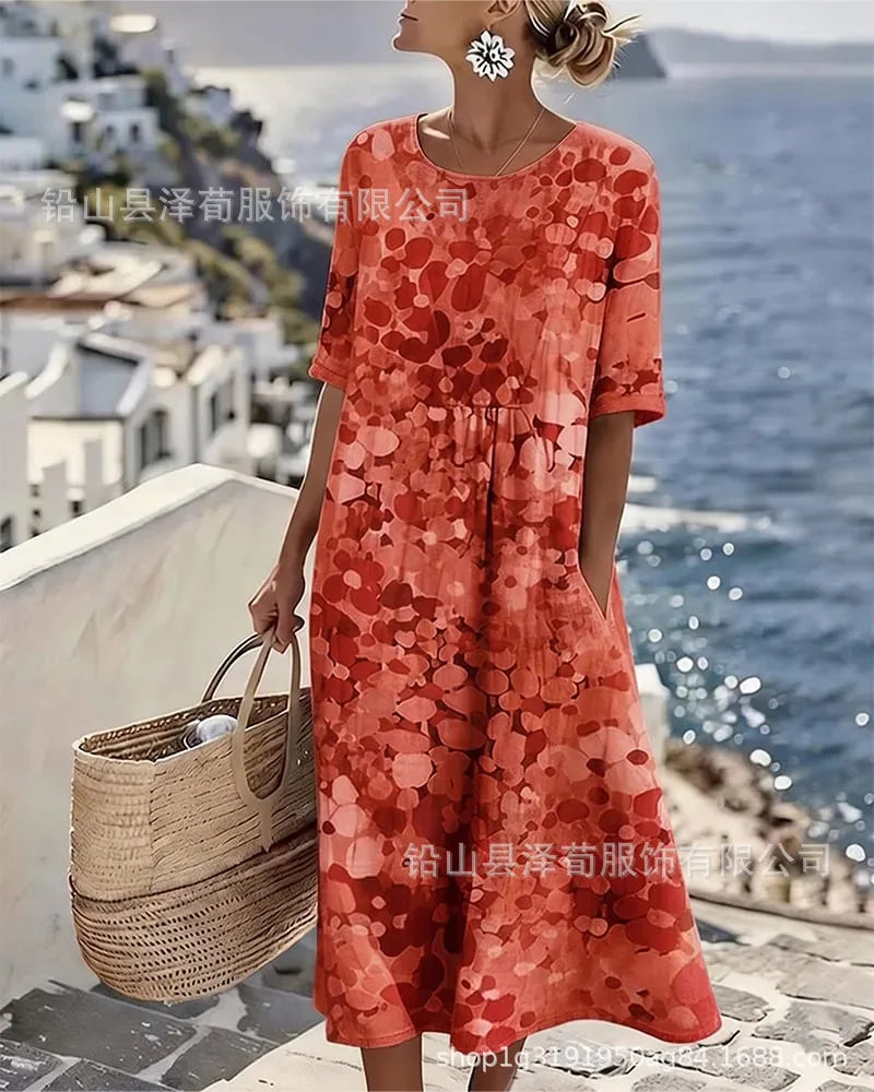 Valentina Boho Floral Maxi Dress
