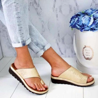 Solène Wide Strap Orthopedic Sandals