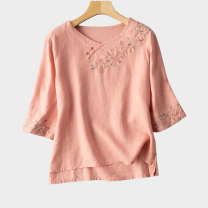 Anika Floral Embroidered Blouse