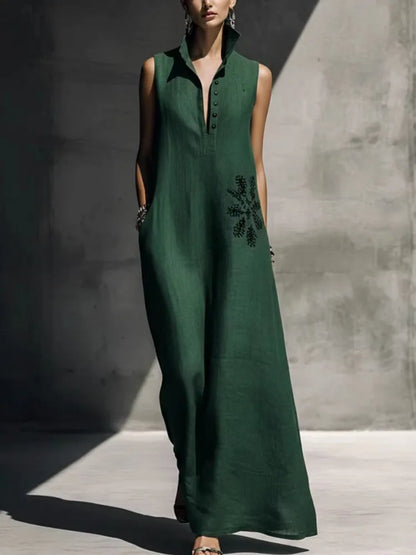 Estelle Embroidered Maxi Dress
