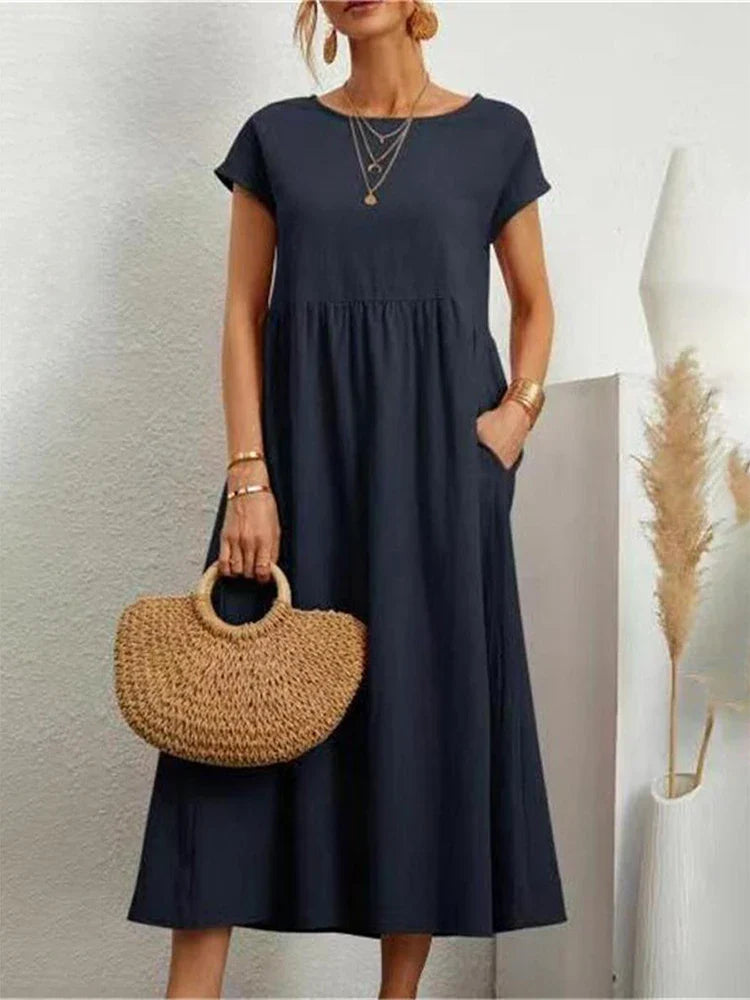Nora Relaxed Pocket Maxi Dress
