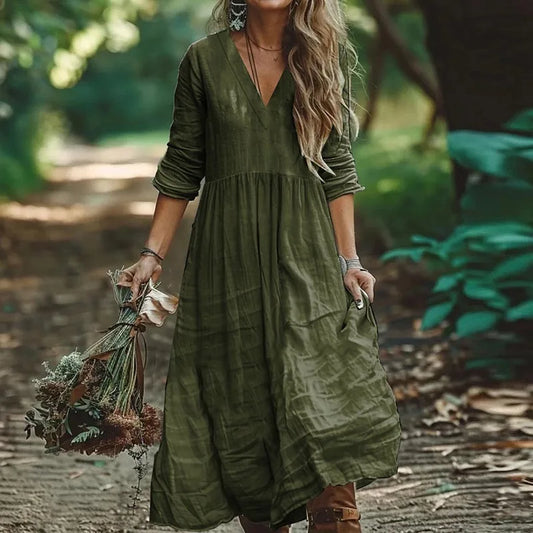 Marcella Long Sleeve Maxi Dress