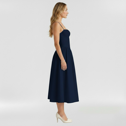 Aurelia Floral Corset Midi Dress