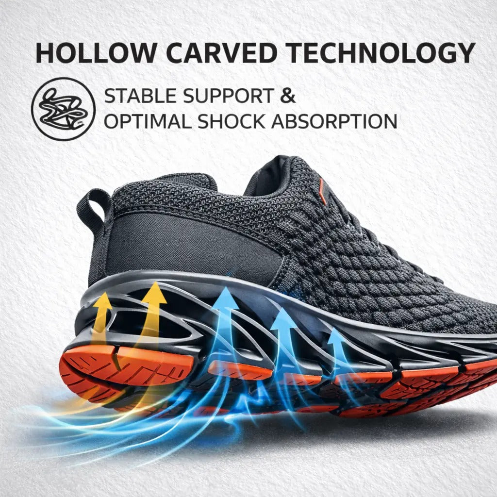 Men's Orthopedic Athletic Sneakers with Supportive Sole